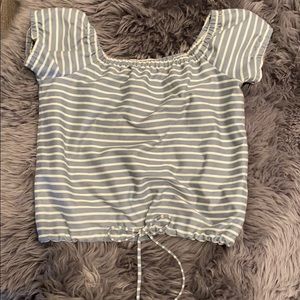 Madewell striped Melody off the shoulder top